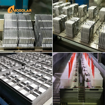 3000 ciclo vita GEL batteria al piombo acido 12V 100AH per sistema di accumulo solare a ciclo profondo