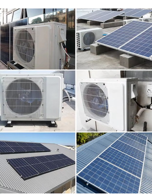 Climatizzatore solare ad inverter ibrido per la casa di raffreddamento capacità 9000btu Set completo