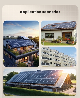 Climatizzatore solare ad inverter ibrido per la casa di raffreddamento capacità 9000btu Set completo
