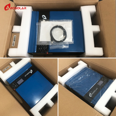 OEM supportato Amosolar 5kw 48v Off Grid Sistema solare con Wifi e caricabatterie Mppt 13KG