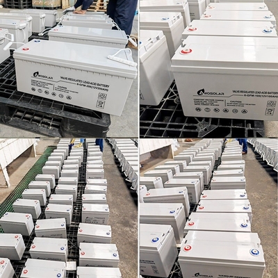 Batteria gel sigillata 2v 12v 200ah 100ah 150ah per sistema di accumulo di energia solare a ciclo profondo