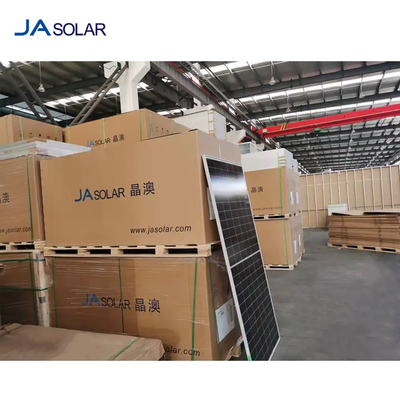 JA pannello solare 460 Watt 550W 540W modulo fotovoltaico solare con 166mmx166mm dimensione della cella bifaciale