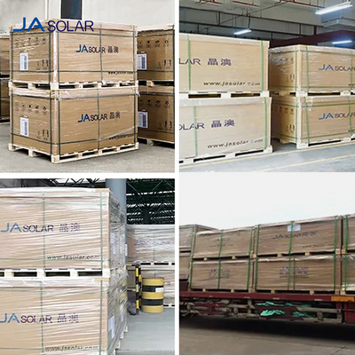 JA pannello solare 460 Watt 550W 540W modulo fotovoltaico solare con 166mmx166mm dimensione della cella bifaciale