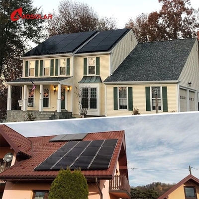 108 cellule 6x18 Mezza cellula tutto nero pannello solare mono 400W 405W 410W 415W 420W per il vostro