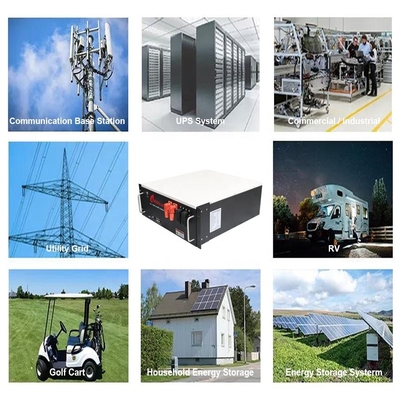 48V/51.2V Batterie amosolari agli ioni di litio per l'immagazzinamento solare 100ah 200ah 10kwh 20kwh