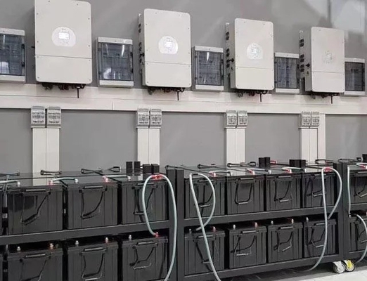 Deye 12kw 16kw sistema di accumulo solare ibrido monofase con batteria al litio a bassa tensione