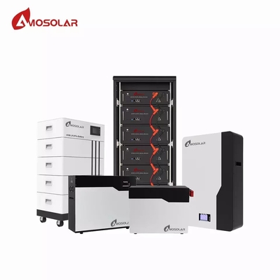 Batteria Amosolar 48V 100Ah LifePO4 Hv Batteria agli ioni di litio con ciclo di vita lungo