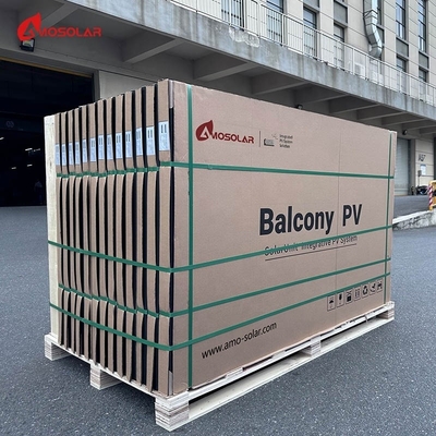 Amosolar Solar Europe Warehouse 600W 800W Balcone Sistema di pannelli solari Integrazione del sistema