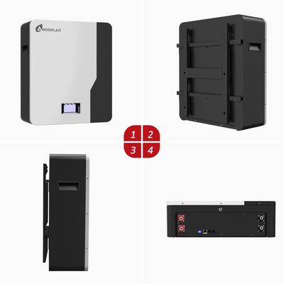 48v 51.2v 100ah 200ah 5Kwh 10Kwh Batteria al litio per abitazioni Amosolar Deep Cycle