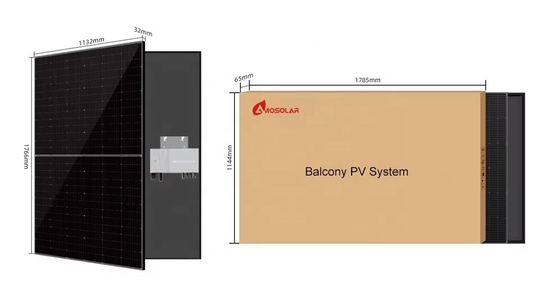 Controller MPPT Amosolar 1000W 600W 800W SolarUnit per la casa sul balcone di rete Kit di sistema solare fotovoltaico