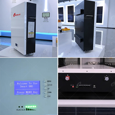 Amosolar 10kwh 5kwh 48v 100ah 200ah Batteria solare al litio per lo stoccaggio a temperatura ambiente