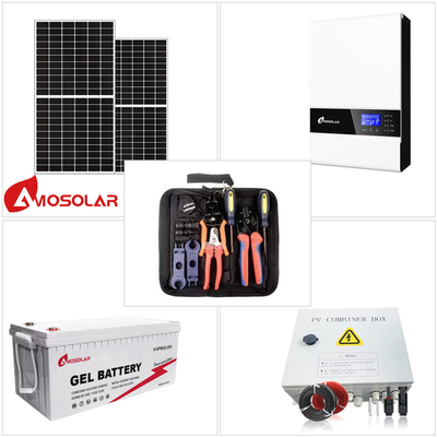 Tutto in un sistema solare da 1,5 kW con pannelli di silicio monocristallino