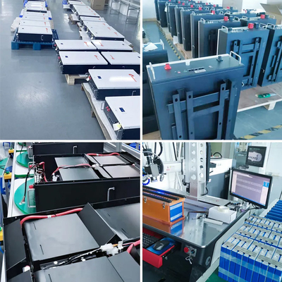 Smart BMS 5kWh 10kWh 10 Powerwall Batteria al litio Sistema solare per materiale anodico LFP