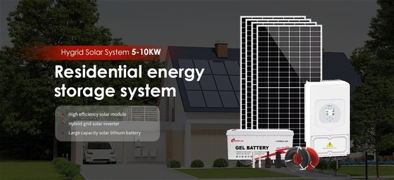 5kw 10kw 15kw 20kw 30kw Sistema ibrido di energia solare ed eolica con batteria al litio LiFePO4