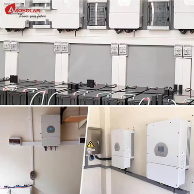 6kw Home Hybrid Solar Power System Kit con 3kw On-Off Grid e 30kw Wind Energy Storage