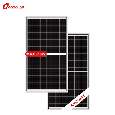 Casella di giunzione IP68 Amosolar 120 Cellule solari 580w 585w 595w 600w 610w Pannello solare