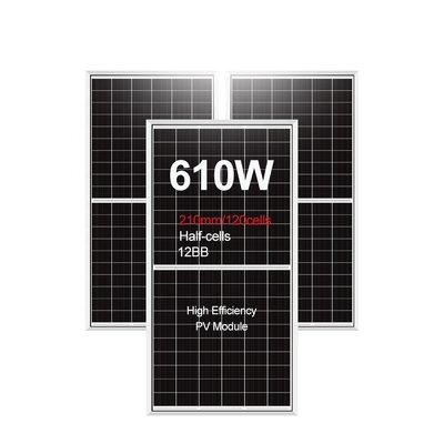 Amosolar pannelli solari ad alta efficienza energetica 595w 600w 605w Opzione di montaggio a terra