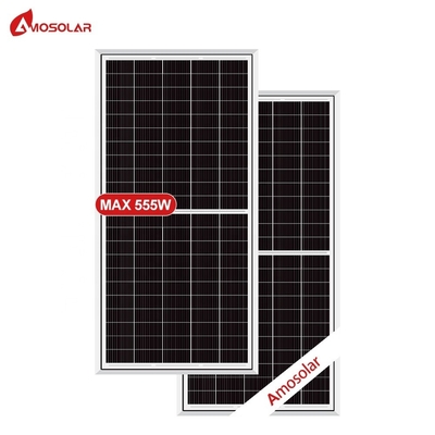 Aggiornare il sistema di pannelli solari con supporti di montaggio a terra Amosolar 500w 550w 555w