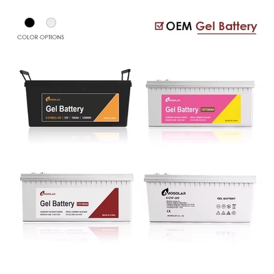 Amosolar batteria solare ricaricabile a ciclo profondo con batteria al piombo acido 12V100AH GEL