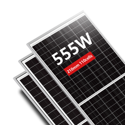 550 Watt Mono Perc PV Industrial Cell Power Panels per tetti commerciali da 535w a 555w