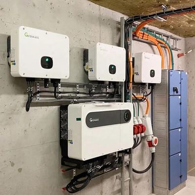 10 kW Growatt Inverter per la progettazione del progetto di pre-vendita Montaggio a terra e uscita 230V 380V