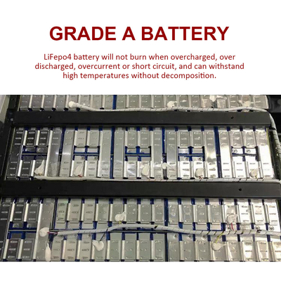 48v 51.2v 100Ah 200Ah Lithium Lifepo4 Prismatic Cells Pack Bms Screen Rack per sistemi di archiviazione