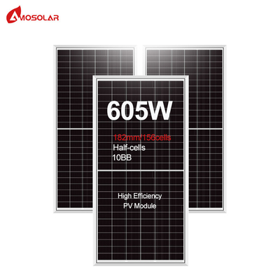 Pannelli solari mono di doppio vetro 575w 580w 585w 590w 595w 600w 605w con TUV CE ISO