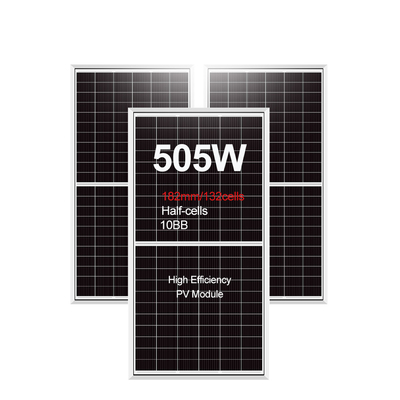 Cello solare di grado A Amosolar Mono 490w 500w 505w Pannello solare per sistema di energia solare