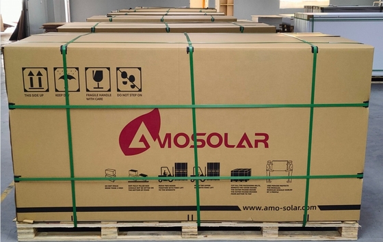 Pannello solare HJT di 550W di tipo N con alta efficienza del pannello TUV e design tutto nero