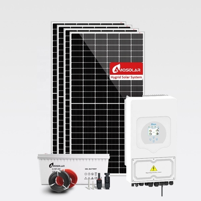 Sistema di energia solare ibrida da 5 kW per la casa Amosolar Frequenza di uscita 50/60HZ