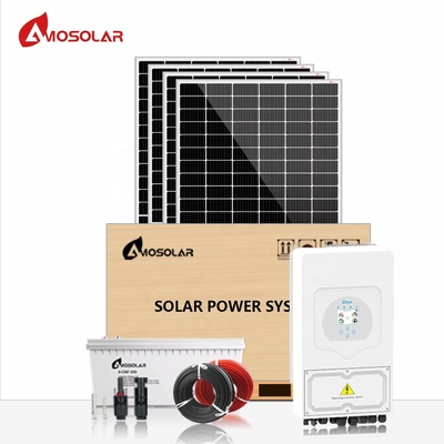 Sistema di energia solare ibrida da 5 kW per la casa Amosolar Frequenza di uscita 50/60HZ