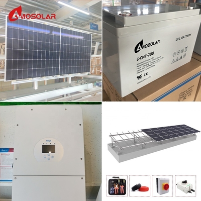 Sistema di energia solare ibrida da 5 kW per la casa Amosolar Frequenza di uscita 50/60HZ