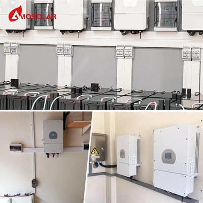 Sistema di energia solare ibrida da 5 kW per la casa Amosolar Frequenza di uscita 50/60HZ