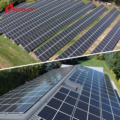 Sistema di energia solare Amosolar da 3 kW con struttura di montaggio personalizzata e funzione off grid