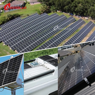 Panel solare monocristallino di piccole dimensioni 20W 30W 40W 50W 55W 60W con casella di giunzione IP67