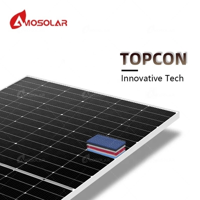Amosolar Solar Monocristalline N-Type 450W 500W 550W 580W 600w 620w Pannello solare a metà taglio per rivenditori