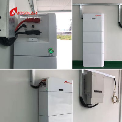 Tipo di sistema di batterie agli ioni di litio ad alta potenza impilabili per lo stoccaggio di energia elettrica