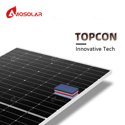 Modulo fotovoltaico bifacciale a doppio vetro di tipo N mono 575w 555w 560w 565w 570w 580w