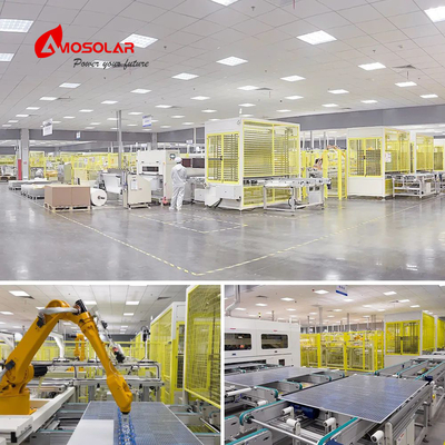 Modulo solare fotovoltaico mono di 182 mm a mezza cella di tipo N 570W 580W 590W con casella di giunzione IP68