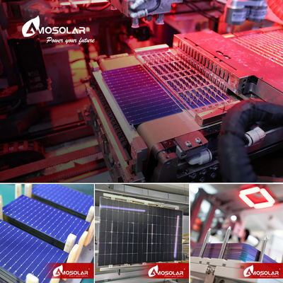 IP68 Box di giunzione 570W 580W 590W pannelli solari di tipo N con 144 celle e 182 mm semicelle