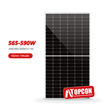 Pannello solare Mono 144 Cella 182mm Mezza Cella 570W 580W 590W Pannelli solari di tipo N