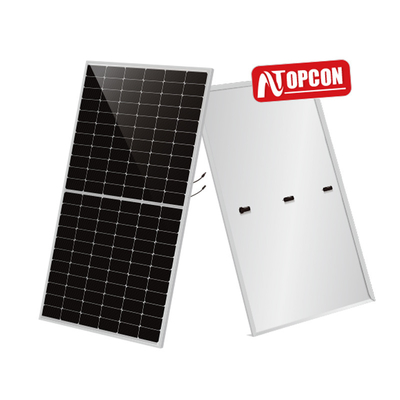 Pannelli solari a mezza cella mono 550w 575W 580W 590W tipo N per tetto e casella di giunzione IP68