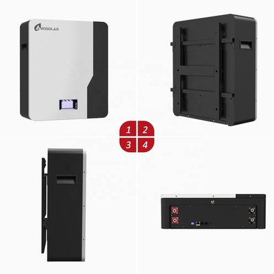 Amosolar 48V/51.2V 100ah 200ah 5kwh 10kwh 2.5kwh Batteria agli ioni di litio per lo stoccaggio solare