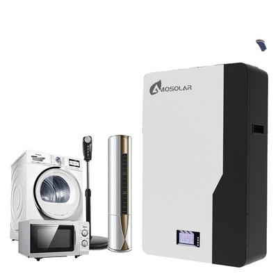 Amosolar 48V/51.2V 100ah 200ah 5kwh 10kwh 2.5kwh Batteria agli ioni di litio per lo stoccaggio solare