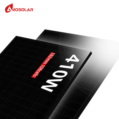 400w 410w 420w 430w Mono pannello solare con e N-TYPE Anodized Alluminio Legato telaio