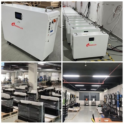 48V 51.2V 100Ah 200Ah Batteria agli ioni di litio Potenza di energia di stoccaggio per pannelli solari domestici