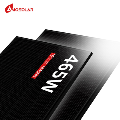 Black Backsheet Mono All Black 144 Celle 440w 450w 460w 465w Pannelli solari con TUV CE
