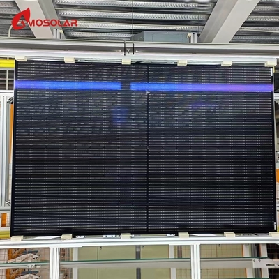 Amosolar 440W 450W 460W 1000W pannello solare monocristallino con casella di giunzione IP68