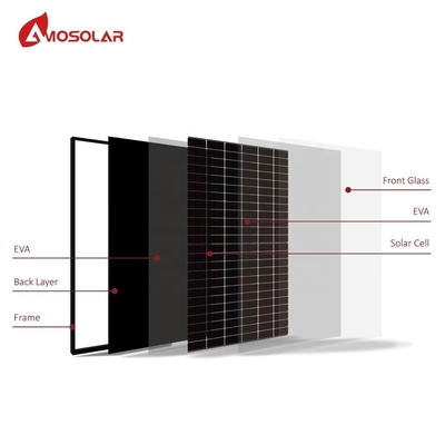 Amosolar 440W 450W 460W 1000W pannello solare monocristallino con casella di giunzione IP68