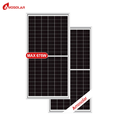 Venerdì nero Modulo fotovoltaico PERC Amosolar 1000 Watt 660W 670W 650w 675W 700w Pannelli solari